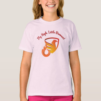 Glädens vingar - Fågel Symbol Barn T-Shirt
