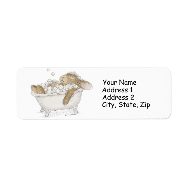 GladHoppers®-Adressetiketter Returadress Etikett (Framsidan)