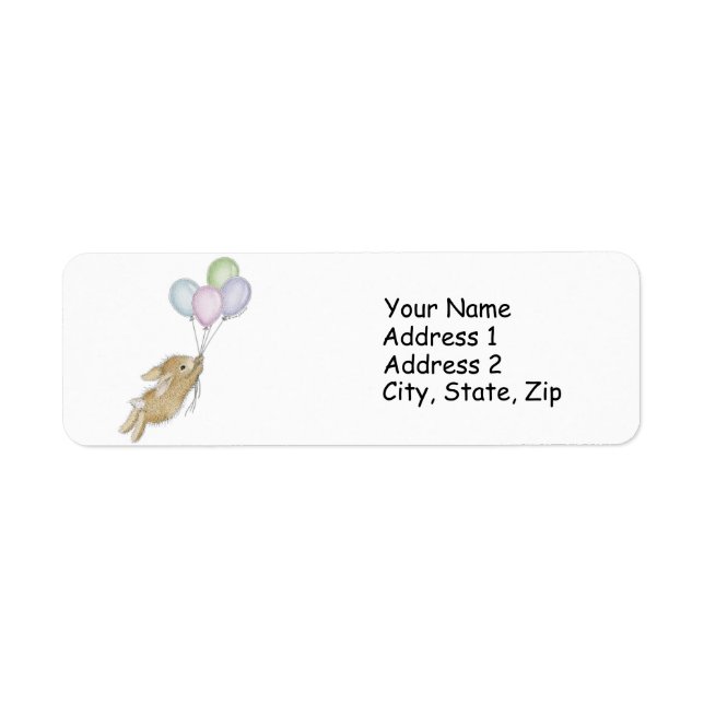 GladHoppers®-Adressetiketter Returadress Etikett (Framsidan)