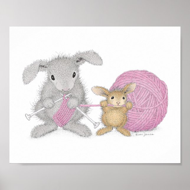 GladHoppers® Wall Art Poster (Framsidan)
