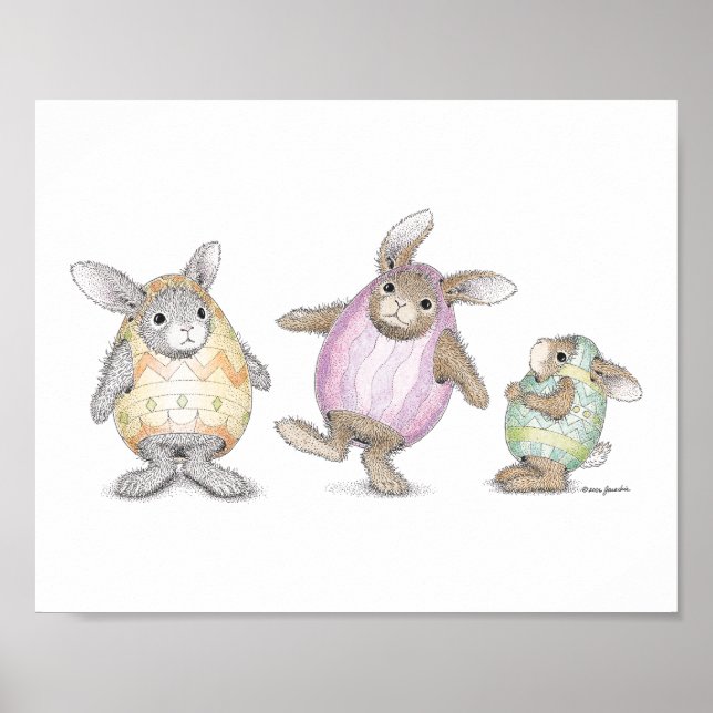 GladHoppers® Wall Art Poster (Framsidan)