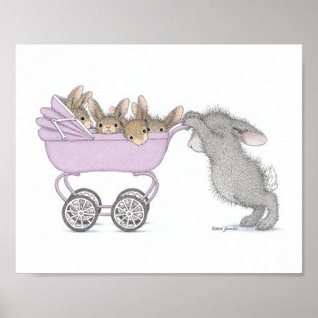 GladHoppers® Wall Art Poster (Framsidan)