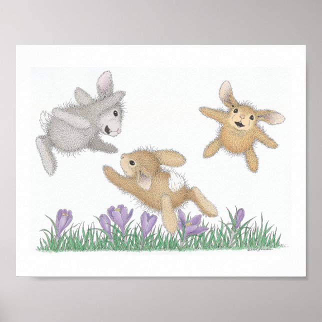 GladHoppers® Wall Art Poster (Framsidan)