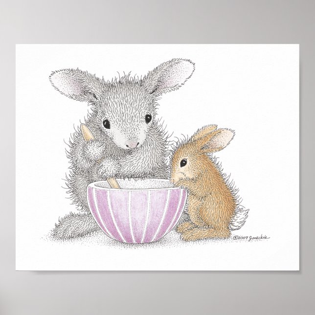 GladHoppers® Wall Art Poster (Framsidan)