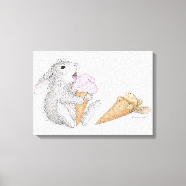 GladHoppers® Wrapped Canvas (Framsida)