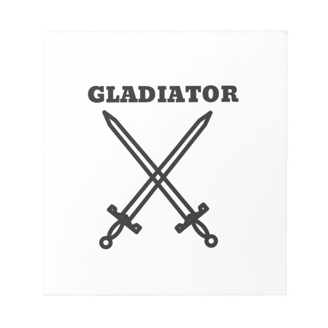 Gladiator Anteckningsblock (Framsida)