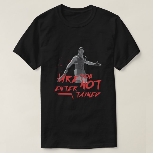Gladiator - Are You Not Entertained! Classic T Shirt (Design framsida)