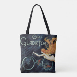 Gladiator Cycles, Vintage Art Nouveau i viktorians Tygkasse