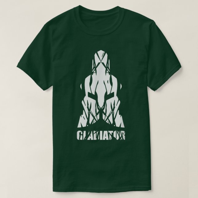 GLADIATOR Gladiator Helmet Gym Motivation Fitnes T Shirt (Design framsida)