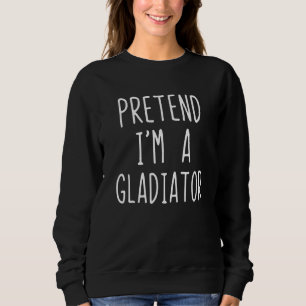 Gladiator Kostym Halloween Lätt Lat T Shirt