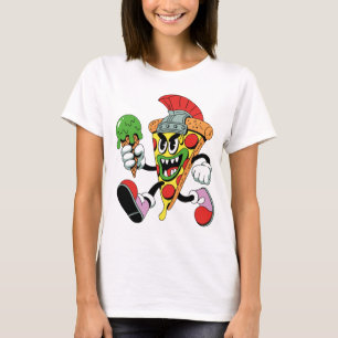 Gladiator Pizza Slice Italy Brainrot Women's T Shirt