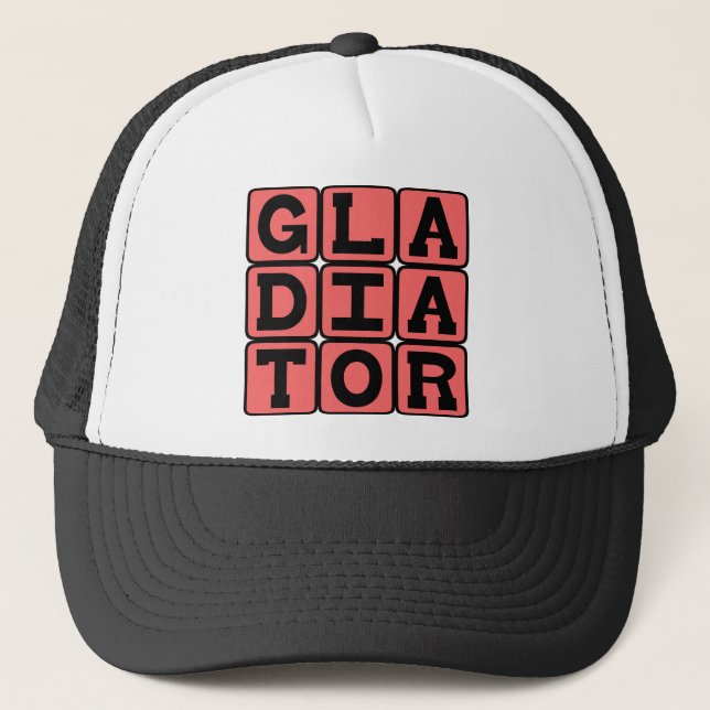 Gladiator, Räddlös Krigare Truckerkeps (Framsida)