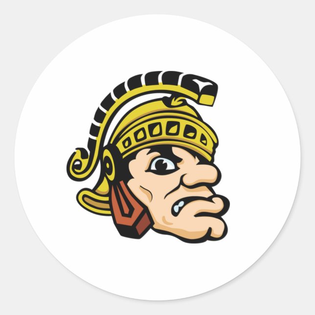 Gladiator Runt Klistermärke (Framsida)