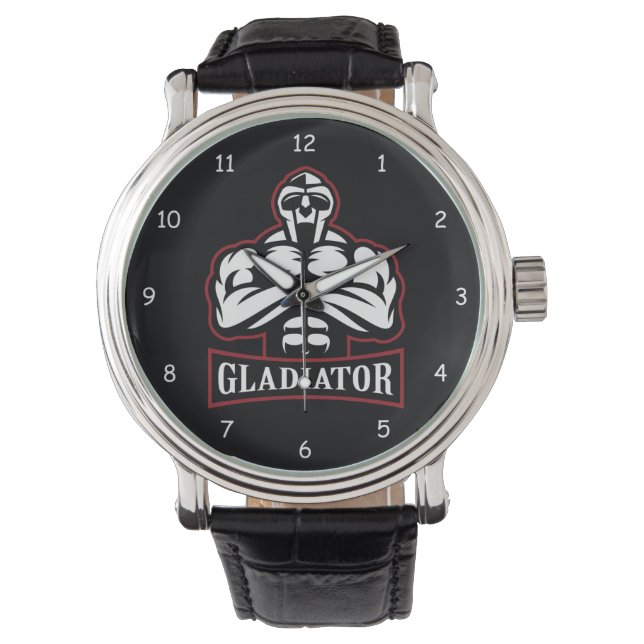 Gladiator Silhouette Armbandsur (Framsida)