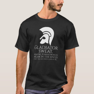 Gladiator Sweat Ancient Roman History Spqr Rom T Shirt