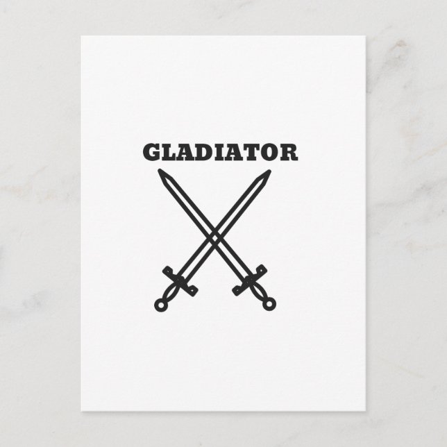 Gladiator Vykort (Framsida)