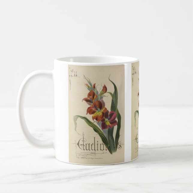 Gladiola av Paul Jerrard Kaffemugg (Vänster)