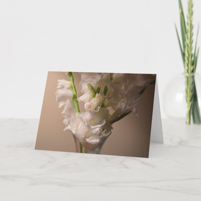 Gladioler, kort (Framsida)