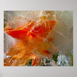 Gladioli in Ice, Poster