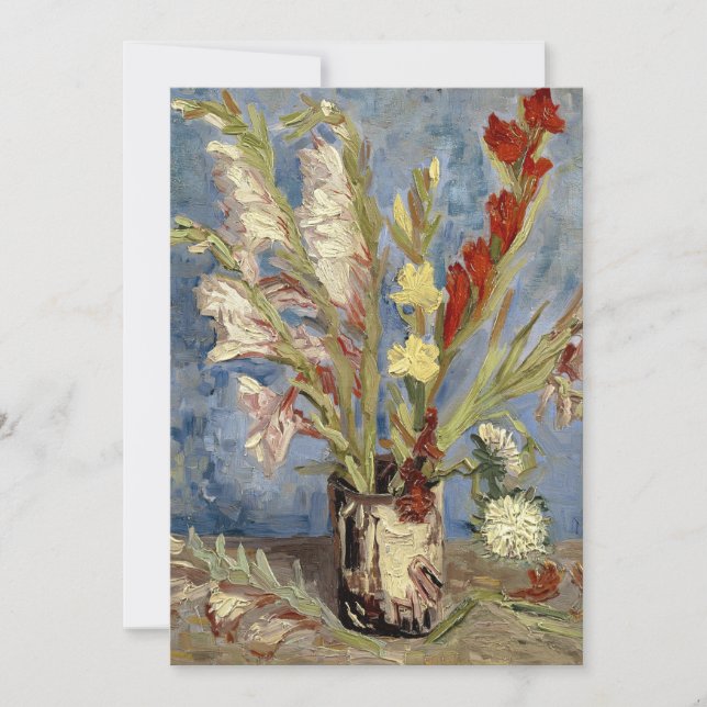 Gladioli och China Asters | Vincent van Gogh (Framsida)
