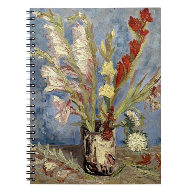 Gladioli och China Asters | Vincent van Gogh Anteckningsbok (Framsidan)