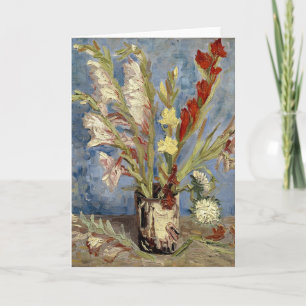 Gladioli och China Asters   Vincent van Gogh Kort