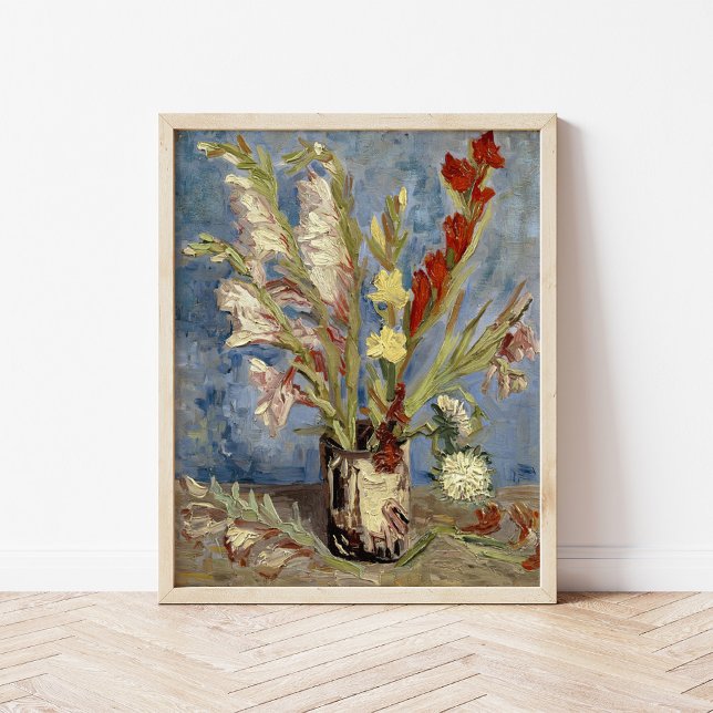 Gladioli och China Asters | Vincent van Gogh Poster (Skapare uppladdad)