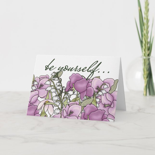 Gladiolus for Courage Kort (Framsida)