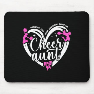 Glädja Faster Hjärtat Cheerleading Faster Till En Musmatta