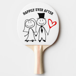 GLÄDJA NÅGONSIN EFTER BRÖLLOP PING PONG PADDLE PINGISRACKET