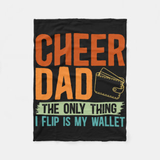 Glädja Pappa Det Enda Jag Vänder Är Min Plånbok Gl Fleecefilt
