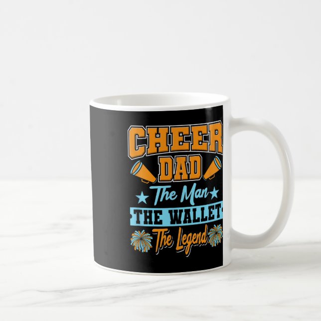 Glädja Pappa Man Plånbok Legend Citat Roligt Cheer Kaffemugg (Höger)