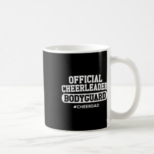Glädja Pappa Officiell Cheerleader Livvakt Rolig P Kaffemugg