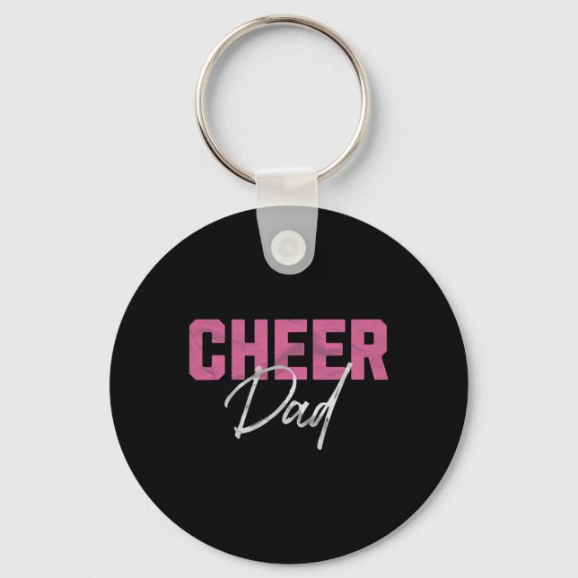 Glädja Pappa Rosa Cheerleading _5  Nyckelring (Framsida)