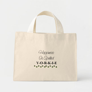 Glädjande är Yorkie Bag Mini Tygkasse