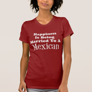 Glädjande att gifta sig med mexikan (på MÖRK) T Shirt