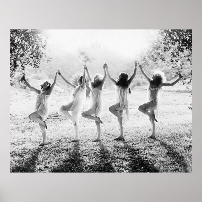 GLÄDJANDE DREAMSwomen, pagan, andlig, dans, will Poster (Framsidan)