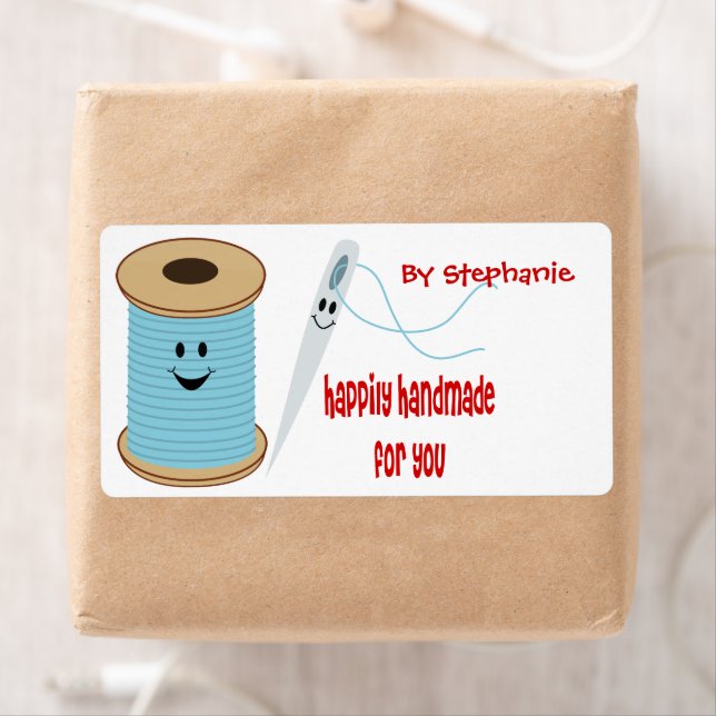 Glädjande etikett för handgjorda syror fraktsedel (Insitu)