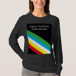 Glädjande funktionshinder månaden t shirt