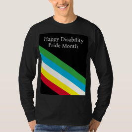 Glädjande funktionshinder månaden t shirt