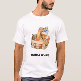 Glädjande! Funny Cat T Shirt
