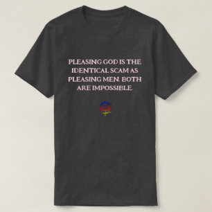 GLÄDJANDE GOD OCH MANAR SCAM Unisex T Shirt