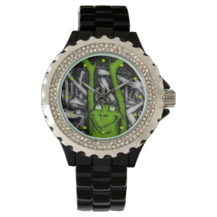 Glädjande grodor armbandsur