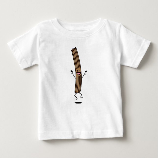 Glädjande hoppa Churro T-shirt (Framsida)