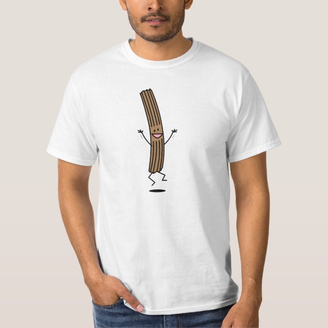 Glädjande hoppa Churro T-shirt (Framsida)