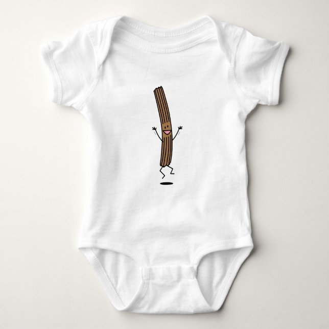 Glädjande hoppa Churro Tee (Framsida)