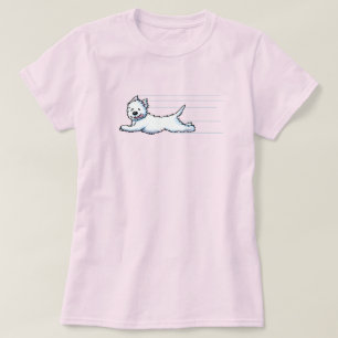 Glädjande körning av Westie T-Shirt