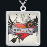 Glädjande nog efter Necklaces Gothic Grunge Silverpläterat Halsband<br><div class="desc">Bröllop Keepsaki Bröllopsfest Necklaces - om du vill ändra bakgrund färg - klicka på anpassa - klicka på redigera - välj sista verktyg i rullgardinsmenyn och välj från ett av de färger som visas eller ange din rgb-hex-kod för personligt bröllp färg- om du vill ändra teckensnittstecknet färg markerar du den...</div>