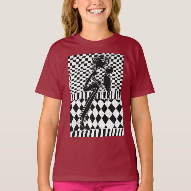 Glädjande skjorta t shirt (Framsida)