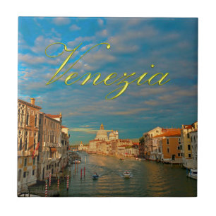 Glädjande! Venedig Grand Canal Venedig - Pro Phot Kakelplatta